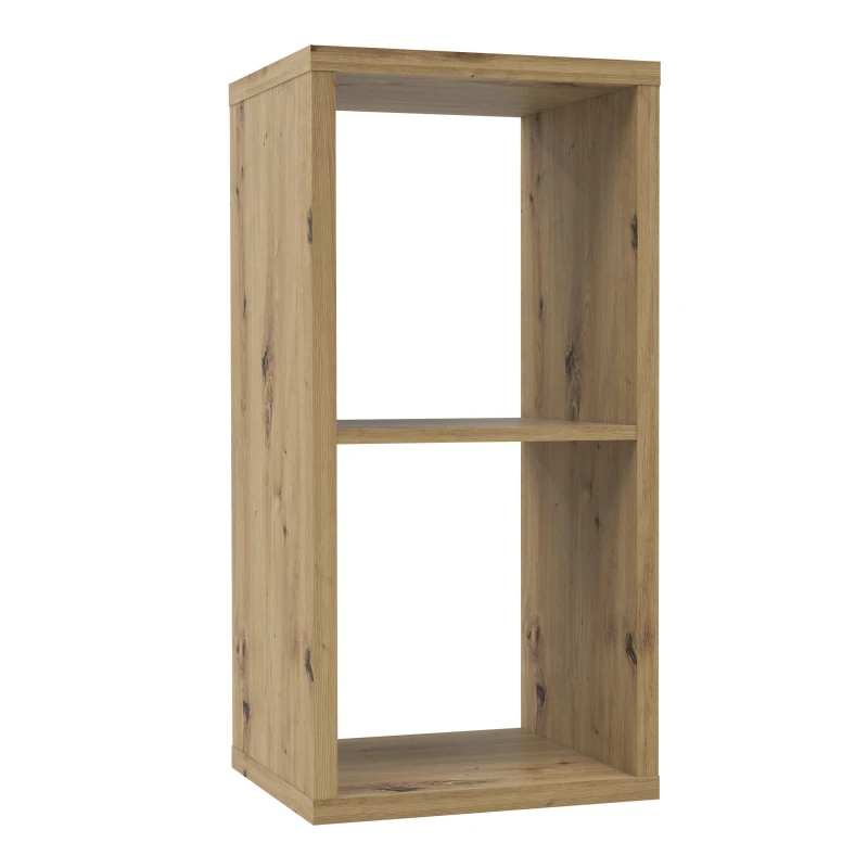 Image of Furniture To Go Mauro 1 Shelf Storage Unit in Dark Brown Dark Brown Unisex