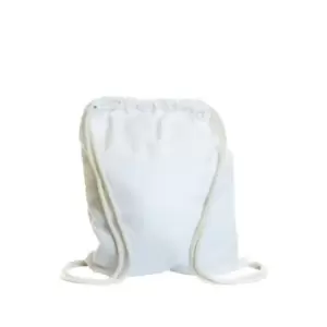 Image of United Bag Store Cotton Drawstring Bag (One Size) (Natural)