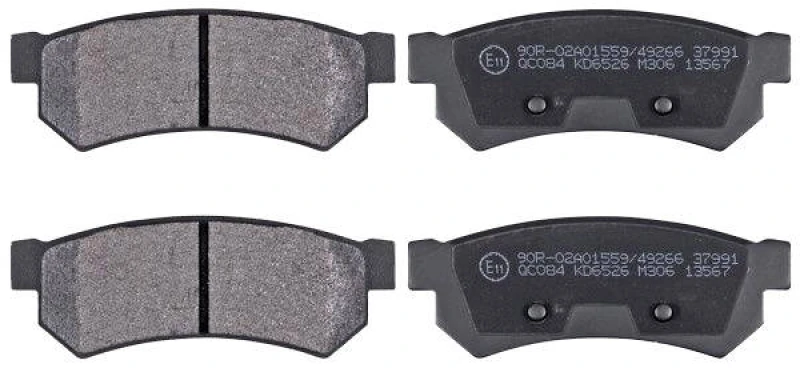 Image of A.B.S. 37991 Brake pad set without integrated wear sensor Brake Pad Set,disc brake (402)