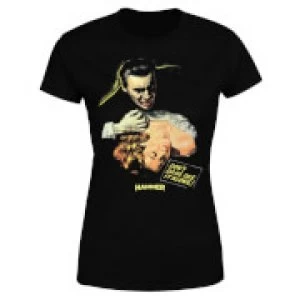 Image of Hammer Horror Dracula Don't Dare See It Alone Womens T-Shirt - Black