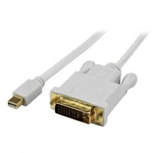 Image of StarTech.com 6ft Mini DisplayPort to DVI Active Adapter Converter Cable 2560x1600 White