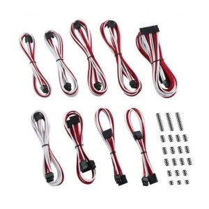 image of CableMod Classic ModMesh RT-Series Cable Kit ASUS ROG / Seasonic - White/Red