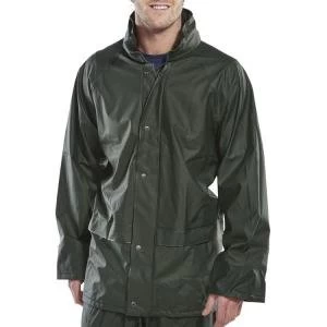 Image of B Dri Weatherproof Super B Dri Jacket with Hood 2XL Olive Green Ref