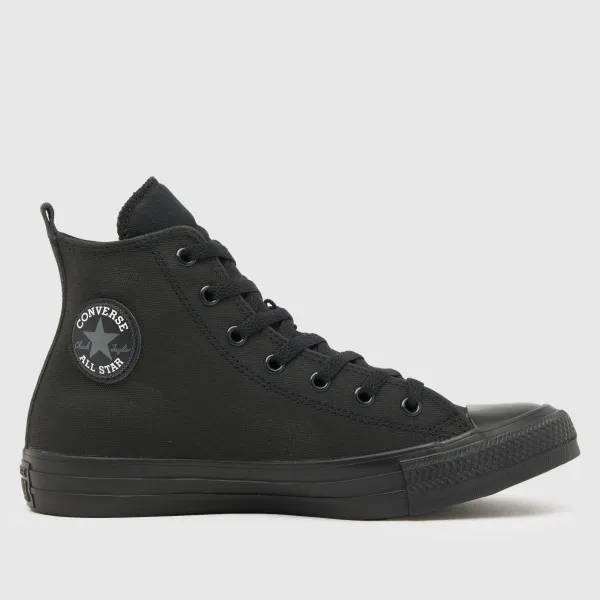 Image of Converse Black all star hi counter Youth Trainers