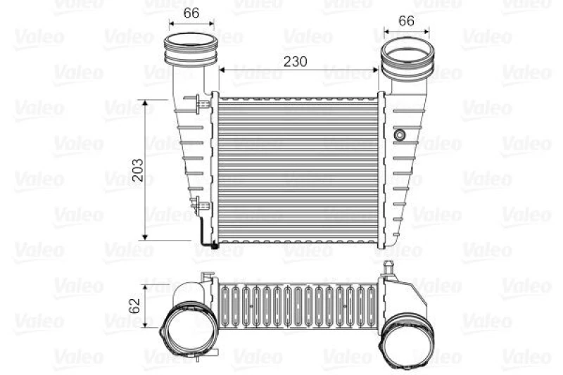Image of Intercooler VALEO 817938
