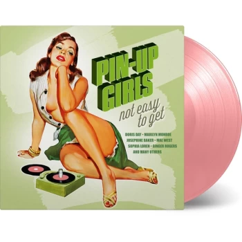 image of Various - Pin-Up Girls Not Easy To Get Pink Vinyl