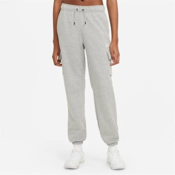 Image of Nike Sportswear Essentials Mid-Rise Cargo Pants Ladies - Grey