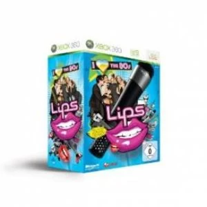 Image of Lips I love the 80s Game Including Microphone