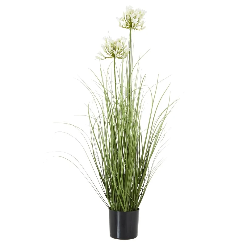 Image of Hill Interiors Agapanthus Plant Pot in White White Unisex