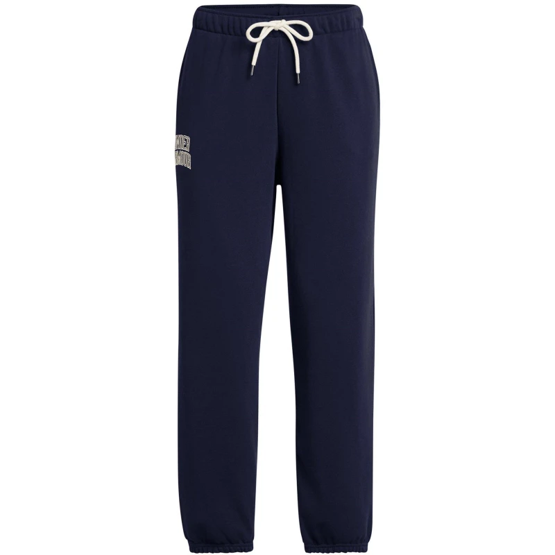 Image of Under Armour Womens Closed Hem Fleece Joggers Blue female 8 (XS)