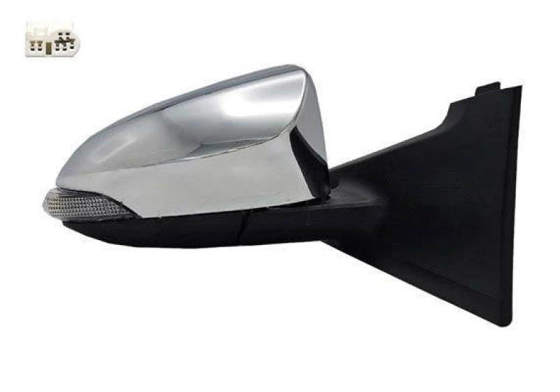 Image of ALKAR 6144259 Wing mirror Right, chrome, Electric, Convex Outside Mirror (50)