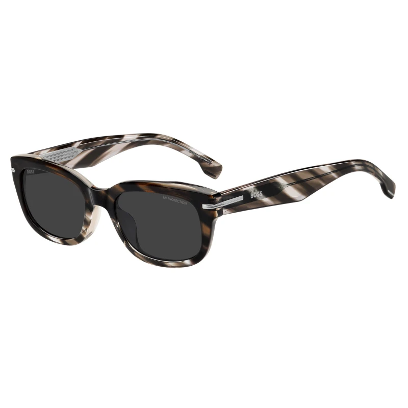 Image of Boss Boss Rectangular Brown Grey male 53 cm