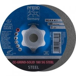 image of PFERD 64185180 Cc-Grind-Solid Sg Steel Grinding disc 180 mm 10 pc(s)