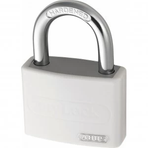 Abus T65AL Series Aluminium Padlock White Keyed Alike 40mm Standard 6401