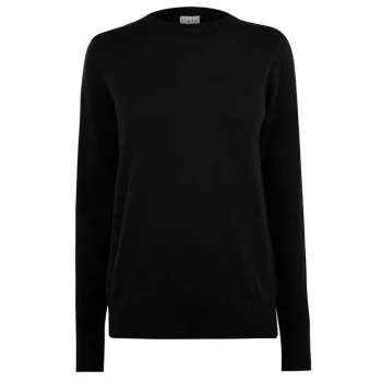 image of Linea Woolcash Crew Neck Jumper - Black