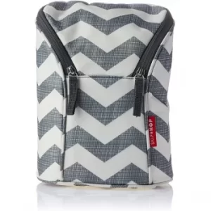 Image of Skip Hop Grab & Go Double Bottle Bag (Chevron)