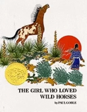 Image of girl who loved wild horses