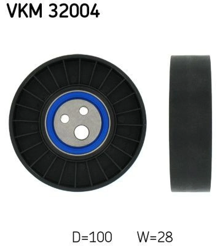 Image of SKF Deflection / guide pulley, V-ribbed belt SKF VKM 32004