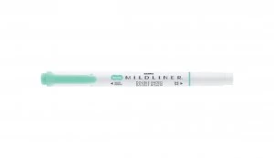 Zebra Mildliner Double Ended Highlighter BlueGreen PK10