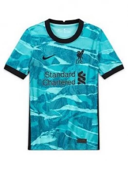 Image of Nike Liverpool Fc Away Junior 20/21 Short Sleeve Shirt