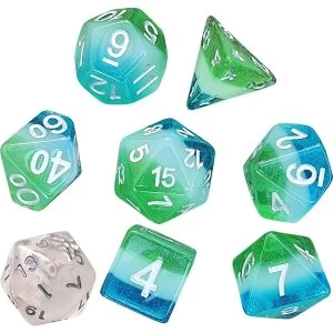 Image of Sirius Dice - Blue Hawaiian Poly Set
