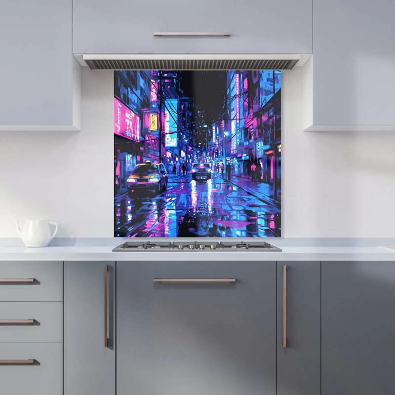 Image of Designer Kitchen Splashbacks Dante Mercer: 00009 Kitchen Splashback Size: 600mm x 750mm Multicolor Unisex 600mm x 750mm