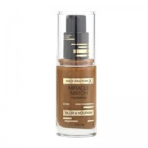 Image of Max Factor Miracle Match Foundation Sun Tan 30ml