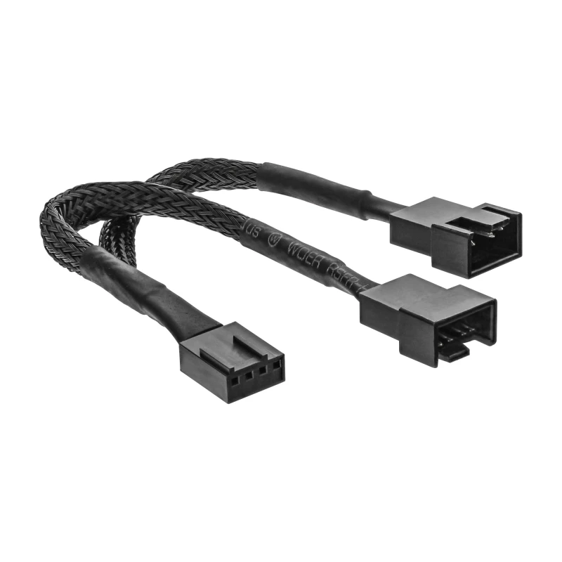 Image of InLine PWM fan power y-cable. 4pin. 1M/2F. 0.15m