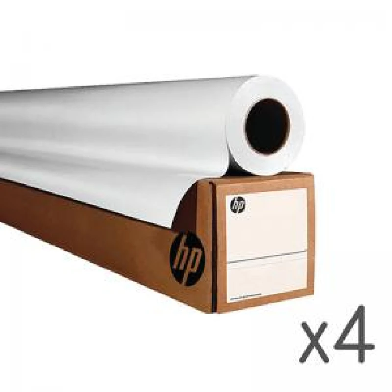 Image of HP Universal Bond Inkjet Plotter Paper 914mmx45.7m 80gsm White (Pack of 2) A6DE9A A6DE9A