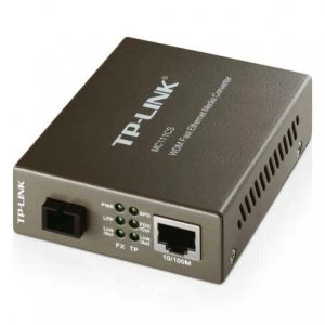 image of TP-LINK MC111CS network media converter 100 Mbps Single-mode Black