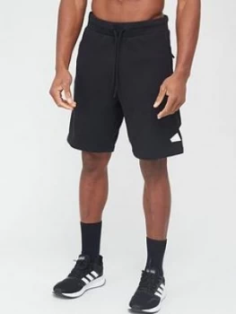 adidas Fleece Short - Black, Size XL, Men