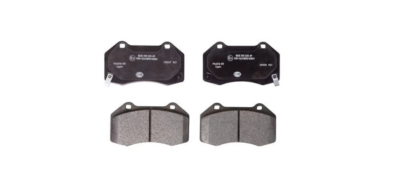 Image of HELLA 8DB 355 025-891 Brake pad set with acoustic wear warning Brake Pad Set,disc brake (402)
