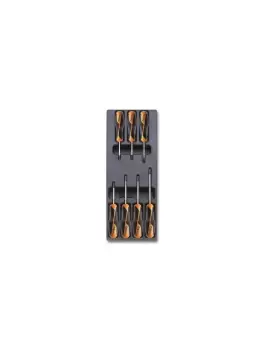 image of Beta Tools T205 7pc "Grip" Torx Screwdriver Set in Hard Tray for Roller Cabs