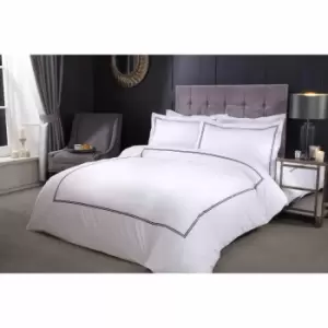 Image of Emma Barclay Mayfair Duvet Set Double Bed Graphite