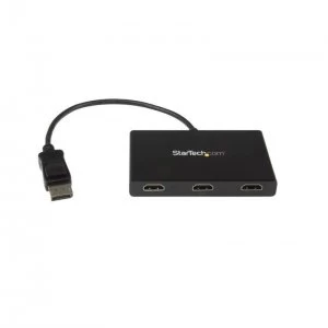 image of StarTech.com DisplayPort to HDMI Multi-Monitor Splitter - 3-Port MST H