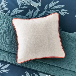 Image of Joules Country Critters Cushion Brown, Orange and White