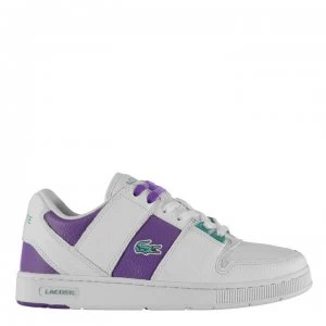 Lacoste 90 Thrill Trainers - White/Purple