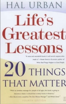 Image of Lifes Greatest Lessons by Hal Urban Book