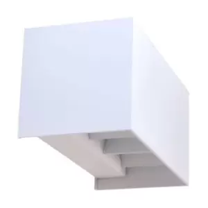 image of Cristal Open Plus Outdoor LED Wall Light IP54 4x5W 4000K White