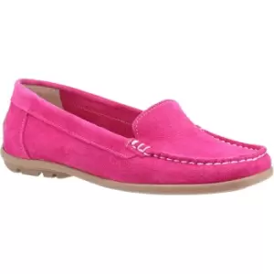 image of Riva Womens Torella Summer Slip On Suede Moccasin Shoes UK Size 3 (EU 36)