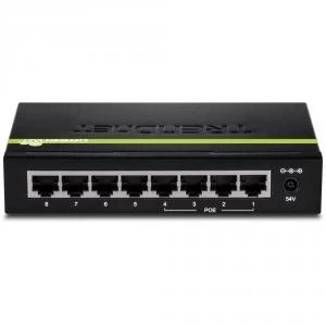 image of 8 Port GREENnet Gigabit PoE Switch 8TRTPETG44G