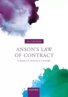 Image of Ansons Law of Contract