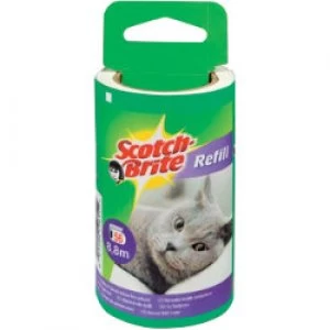 Scotch Brite Lint Roller Refill 70 x 90 mm White