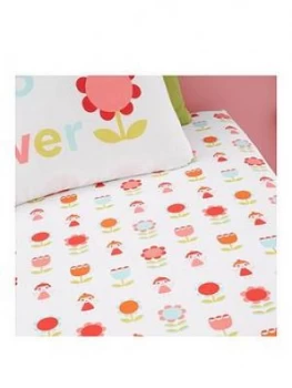 Image of Cosatto Cosatto Fairy Garden Twin Pack Fitted Sheet - Single, Multi, Size Single