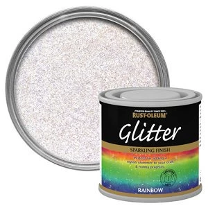 Image of Rust-Oleum Rainbow Glitter effect Gloss Multi-surface Special effect Paint 125ml