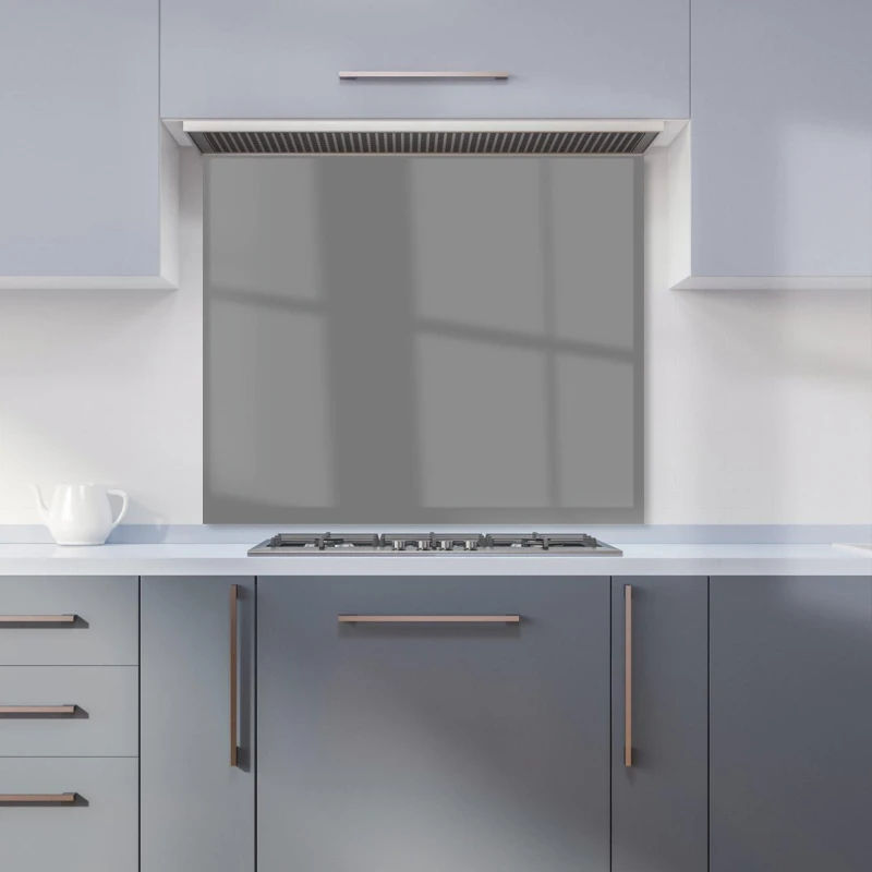 Image of Warren Reed - Designer Slate Grey Kitchen Splashback Size: 700mm x 650mm Grey Unisex 700mm x 650mm