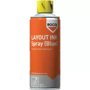 image of ROCOL 57015 Layout Ink Spray-Blue 400ml