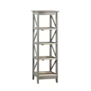 image of Halea Vintage Five Tier Narrow Shelf Unit