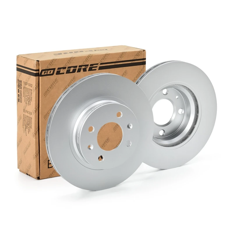 Image of goCORE GCH20722 Brake disc Front Axle, Vented, Cast Iron, Coated, without wheel studs Cast Iron Brake Disc (82)