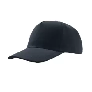 Image of Atlantis Liberty Five Heavy Brush Cotton 5 Panel Cap (Pack Of 2) (One Size) (Navy)
